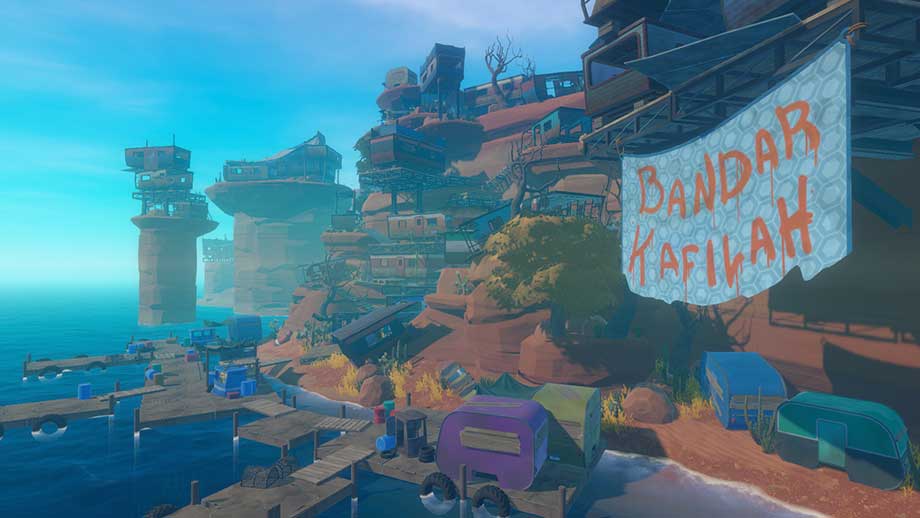 عکس از بازی Raft